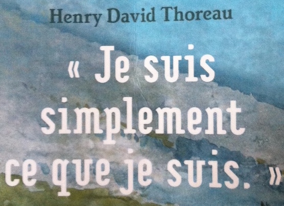 Être simplement qui vous êtes, être soi-même.