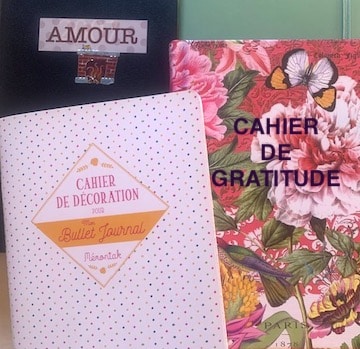 Utiliser un cahier ou un journal de gratitude pour dire oui à la vie